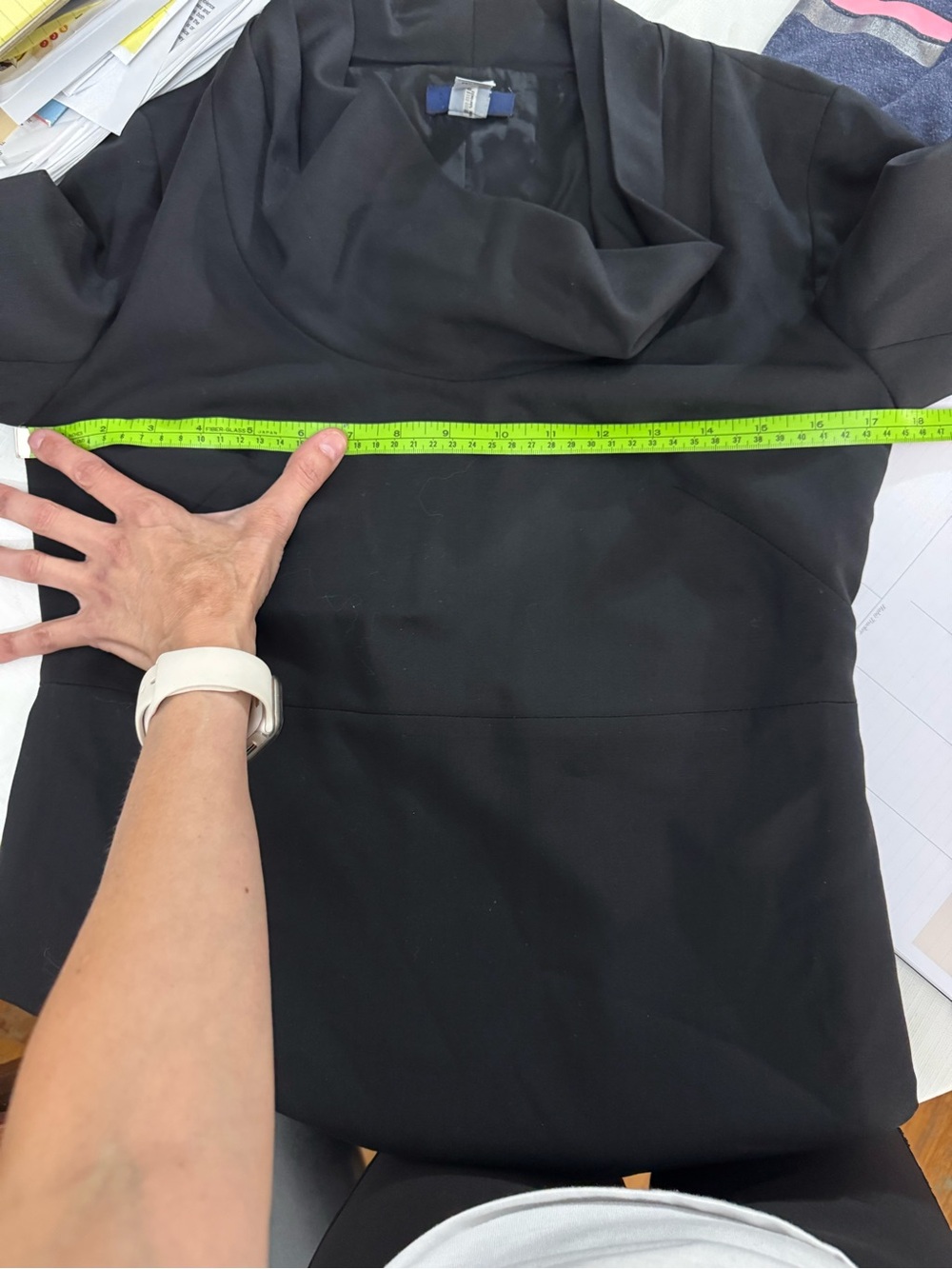 J. Crew Black light Weight 96% will excellent condition lined. Dry cleaned. - Picture 4 of 5